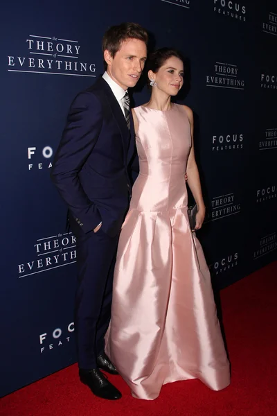 Felicity Jones y Eddie Redmayne — Foto de Stock