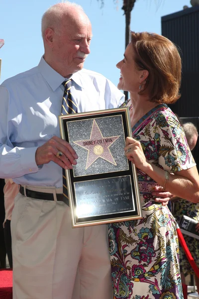 Dabney Coleman a Penelope Ann Miller — Stock fotografie