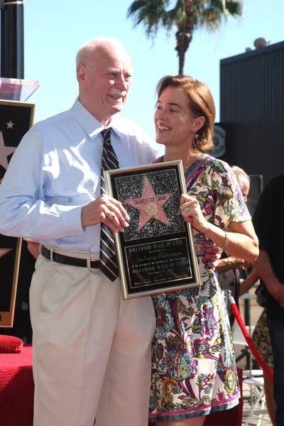 Dabney Coleman en Penelope Ann Miller — Stockfoto