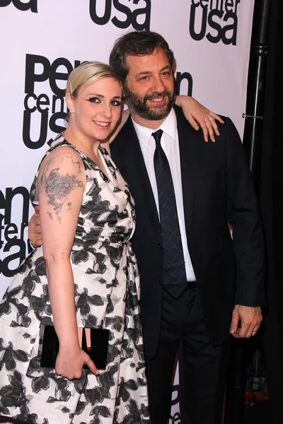 Lena Dunham, Judd Apatow — Photo