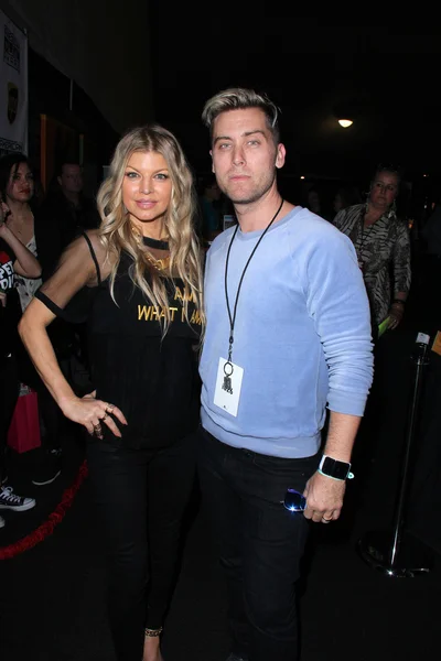 Fergie e Lance Bass — Foto Stock