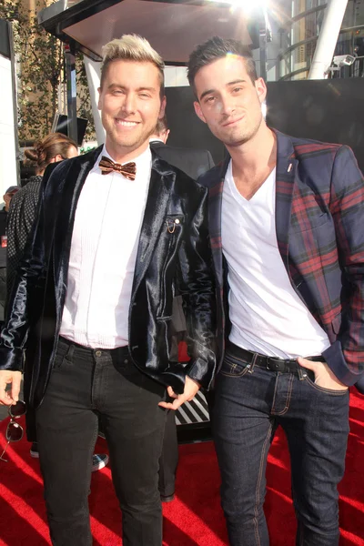 Lance bass, michael turchin — Foto de Stock