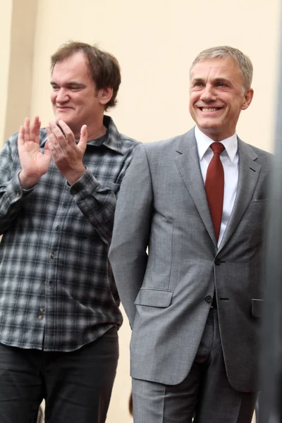 Quentin Tarantino, Christoph Waltz — Zdjęcie stockowe