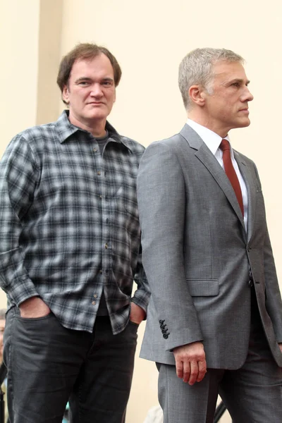 Quentin Tarantino, Christoph Waltz — Stock Photo, Image