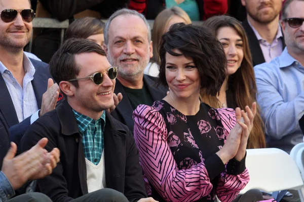 Elijah Wood, Evangeline Lilly — Stock Photo, Image