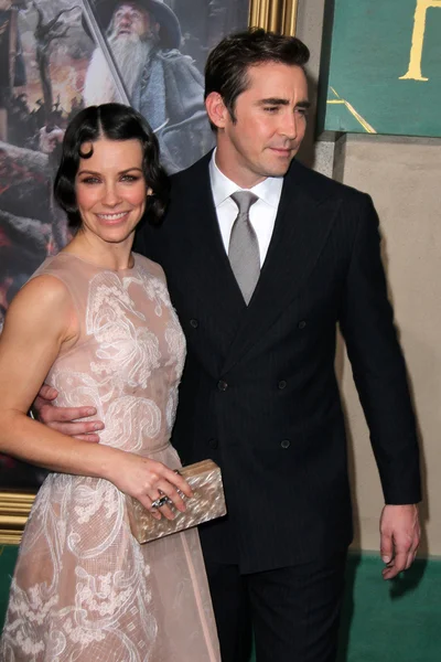 Evangeline Lilly, Lee Pace — Stock Photo, Image