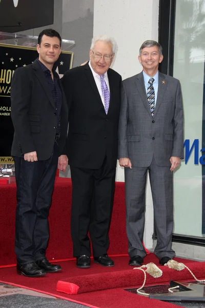Jimmy Kimmel, Don Mischer, Leron Gubler — Photo