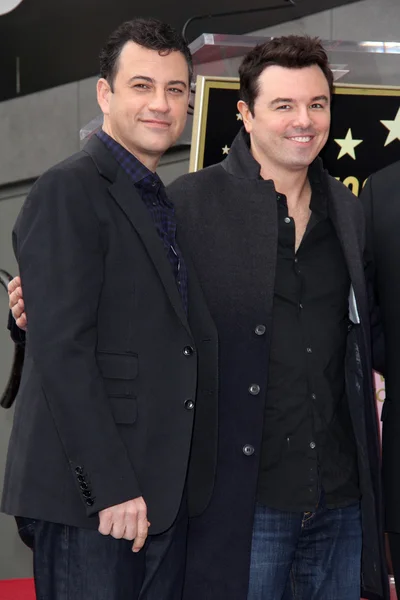 Jimmy Kimmel, Seth Macfarlane — Stockfoto