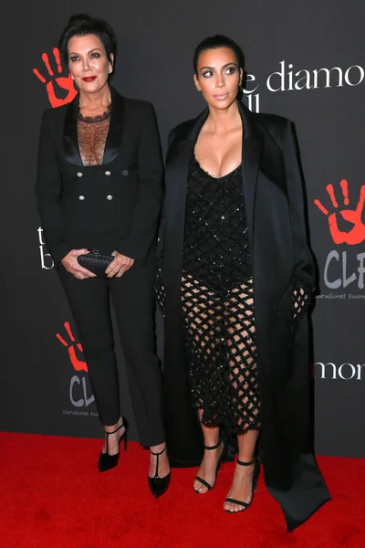 Kris Jenner, Kim Kardashian — Foto de Stock