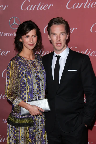 Sophie Hunter a Benedict Cumberbatch — Stock fotografie