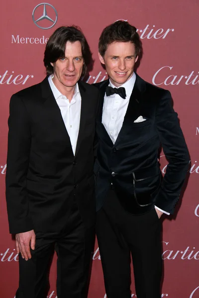 James Marsh ed Eddie Redmayne — Foto Stock