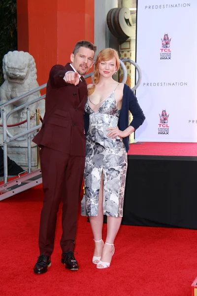 Ethan Hawke, Sarah Snook — Stock Photo, Image