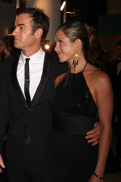 Justin Theroux, Jennifer Aniston — Zdjęcie stockowe