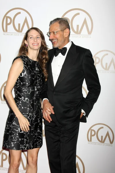 Emilie Livingston, Jeff Goldblum — Stock Photo, Image