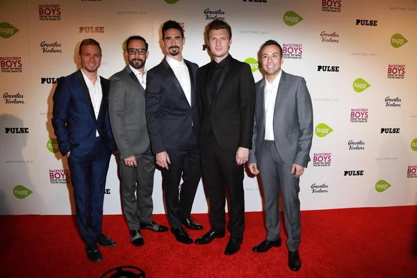 A.J.! McLean, Nick Carter, Brian Littrell, Kevin Richardson, Howie Dorough — Foto Stock