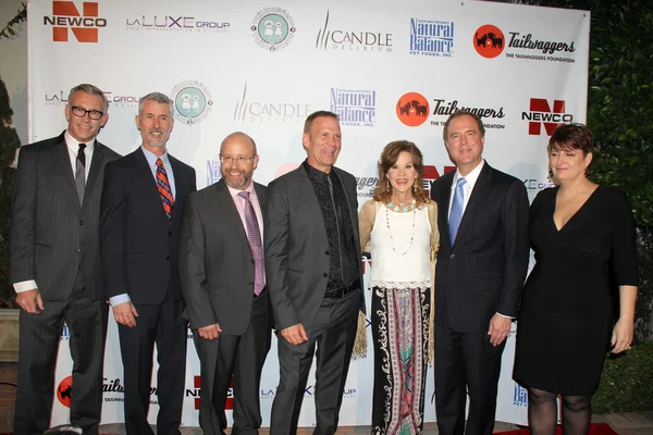 Todd Warner, Linda Blair, Adam B.Schiff — Fotografia de Stock