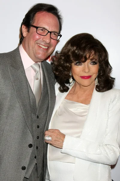 Percy Gibson, Joan Collins — Foto de Stock