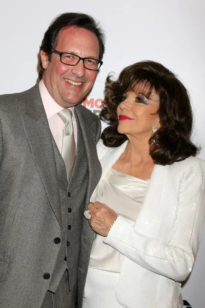 Percy Gibson, Joan Collins — Foto de Stock