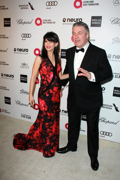 Alec Baldwin, Hilaria Baldwin — Stockfoto