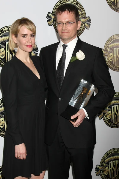 Sarah Paulson, Jonathan Freeman — Zdjęcie stockowe