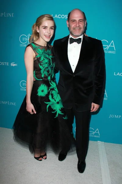 Kiernan Shipka, Matthew Weiner — Stockfoto