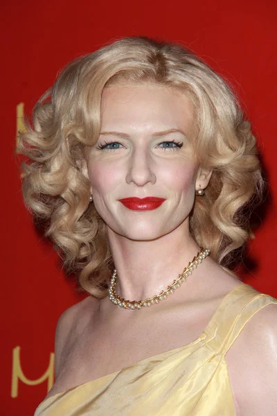 Cate Blanchett balmumu rakam — Stok fotoğraf