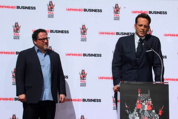 Jon Favreau, Vince Vaughn — Stock Photo, Image