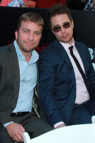 Peter Billingsley, Sam Rockwell — Stock Photo, Image