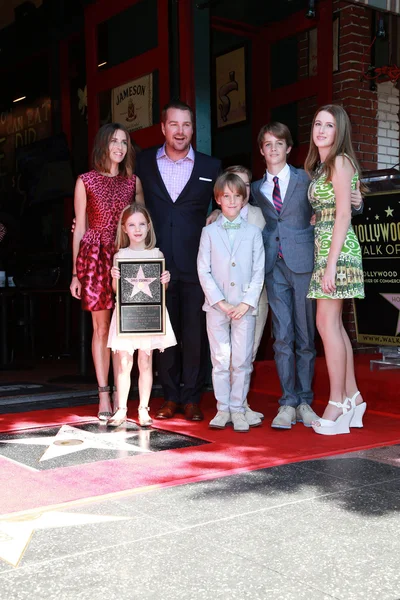 Chris O'Donnell with family — Stock Photo, Image