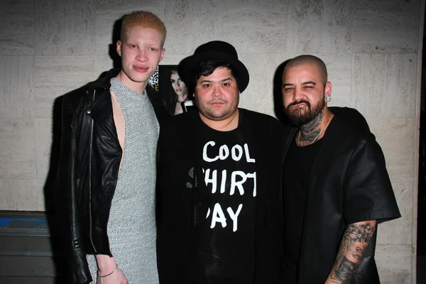 Shaun Ross, Harvey Guillen, Ashton Michael — Stock fotografie