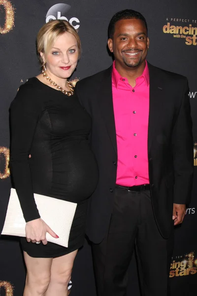 Angela Unkrich, Alfonso Ribeiro — Stock Photo, Image