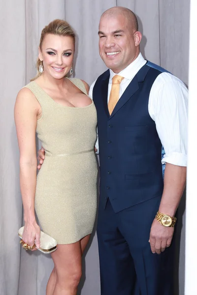 Tito Ortiz, Amber Miller — Stock Photo, Image