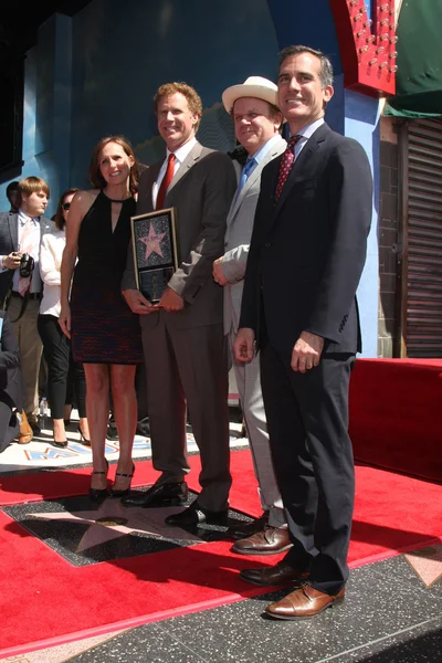 Molly Shannon, zal Ferrell, John C. Reilly, Eric Garcetti — Stockfoto