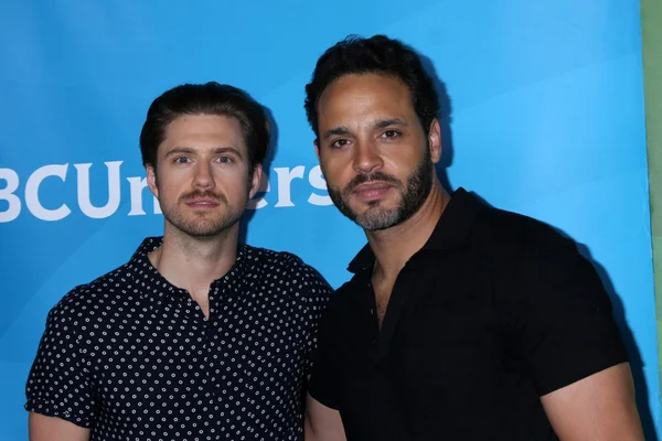 Aaron Tveit, Daniel Sanjuta — Foto Stock