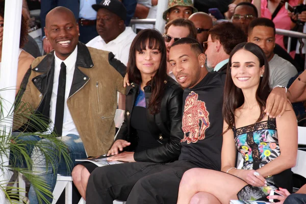 Tyrese Gibson, Michelle Rodriguez, Ludacris, Jordana Brewster — Stok fotoğraf