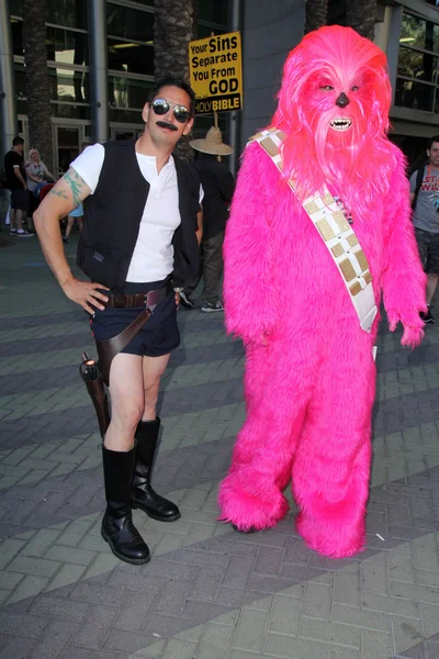 Gay Han Solo, Gay Chewbacca — Foto de Stock