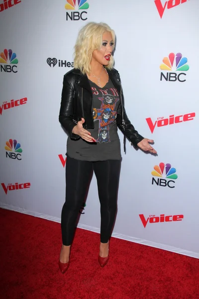 Christina Aguilera - cantante — Foto de Stock