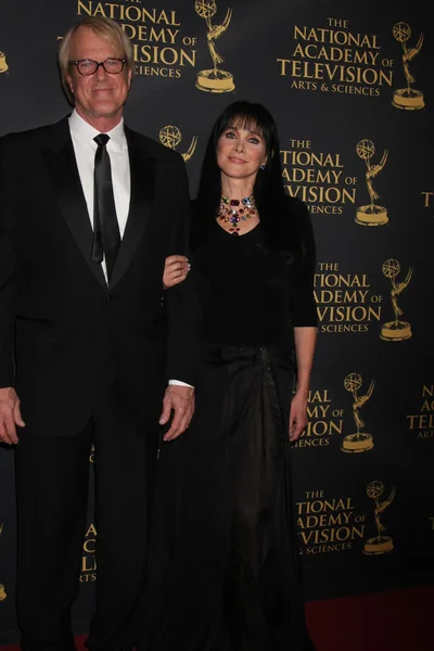 John Tesh, Connie Sellecca - actress — Stock Photo, Image