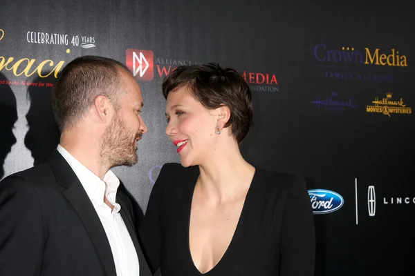 Peter Sarsgaard, Maggie Gyllenhaal — Stock Photo, Image