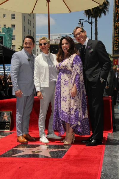 Melissa McCarthy, Ben Falcone, Ellen Degeneres, Paul Feig — Stock Photo, Image