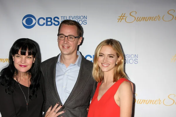 Pauley Perrette, Sean Murray, Emily Wickersham - Stock-foto