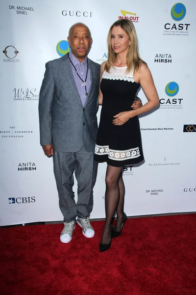 Russell Simmons, Mira Sorvino — Stock Photo, Image