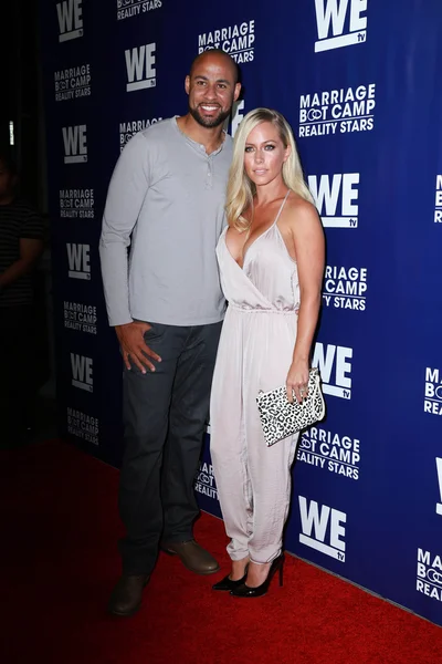 Hank Baskett, Kendra Wilkinson — Stok Foto