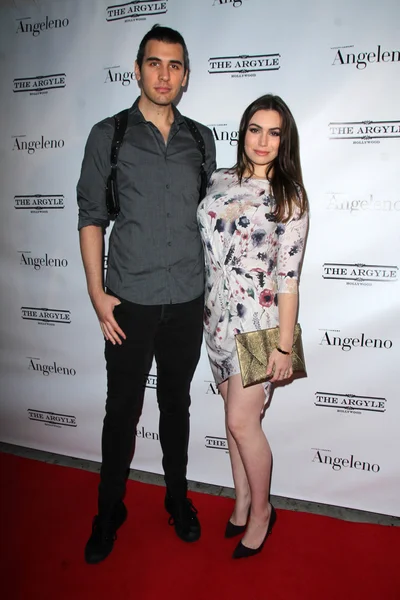 Ник Симмонс, Софи СиммонсNick simmons, sophie simmons — Foto Stock