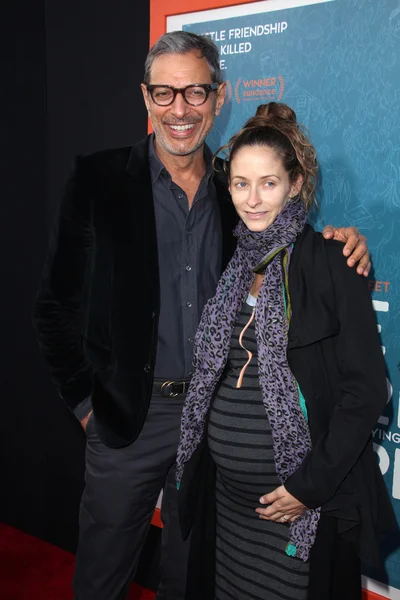 Jeff goldblum, emilie livingston — Stok fotoğraf