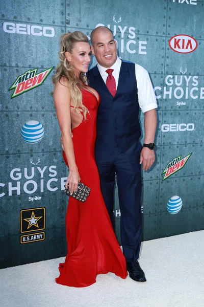 Tito Ortiz, Amber Nichole Miller — Stock Photo, Image