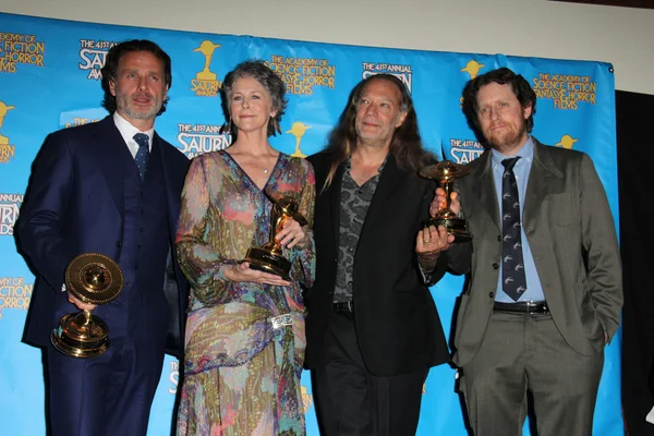 Andrew Lincoln, Melissa Mcbride, Gregory Nicotero, Scott Gimple — Zdjęcie stockowe