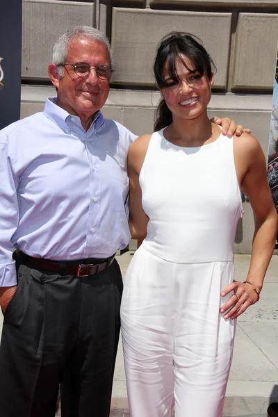 Ron Meyer, Michelle Rodriguez — Fotografia de Stock