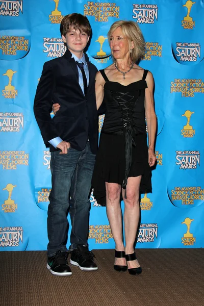 Ty Simpkins, Lin Shaye — Stockfoto