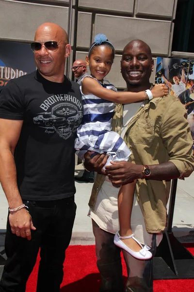 Vin Diesel, Tyrese Gibso — Foto de Stock